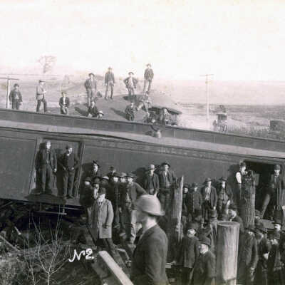 1890 Lake LaBish Train Wreck - Salem Oregon
