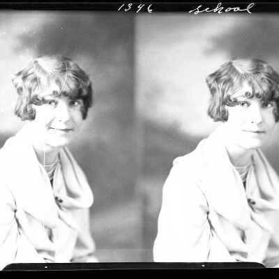 Photograph of a woman for Rose Gerermann - January 1930 - Negative