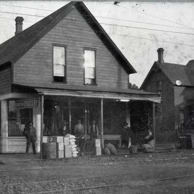 Oregon City 1900 - R. Freytag's Grocery Store