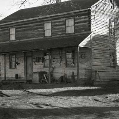 Stauffer Log House in Aurora Coloney