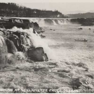 Willamette Falls - Salmon Fishing