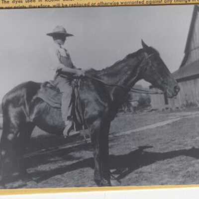 Ernest Roethe & Horse 1920