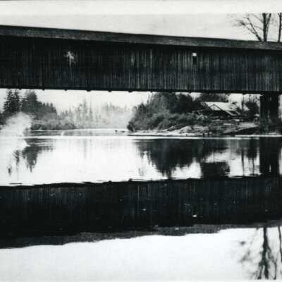 Baker Covered Bridge 1914 - Over Clackamas River at Carver, OR