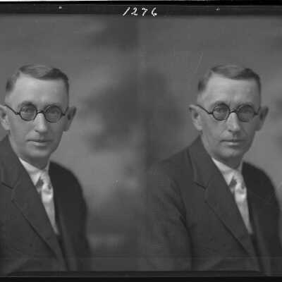 Photograph of a Man for R. S. Landis - November 1929 - Negative