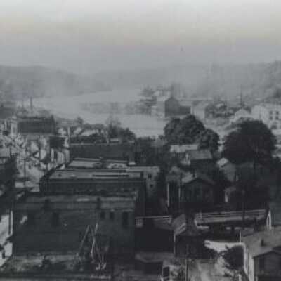 Looking South from Clackamas County Courthouse Tower - Oregon City - 1907