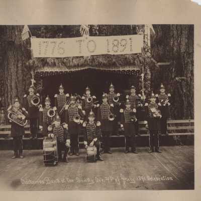 Clackamas Band at Sandy Oregon 1891
