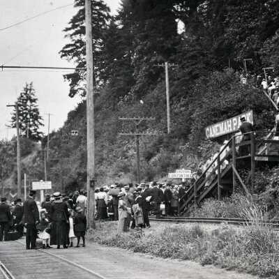 Canemah Park 1915 - Stairs