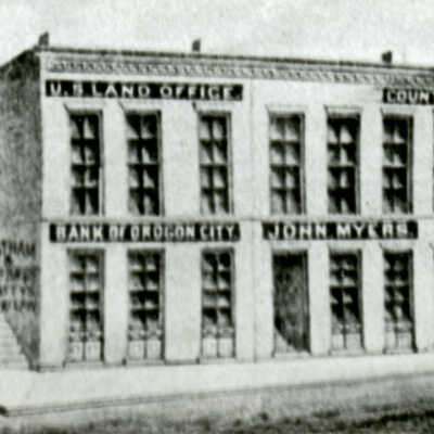 Clackamas County Court House, 6th and Main Streets, Oregon City - 1882