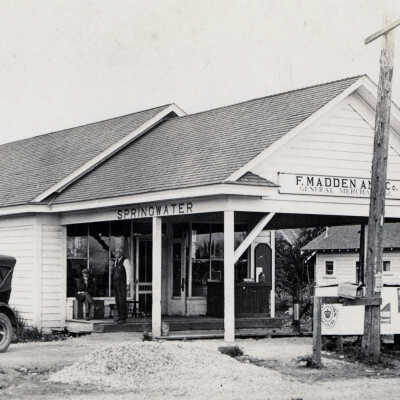 Springwater Store, F. Madden, General Merchandise - 1920