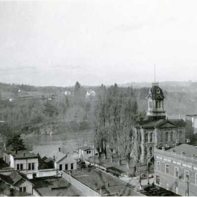 O.C. from Bluff @ 8th and Main, 1921: Origformat: Print-Photographic