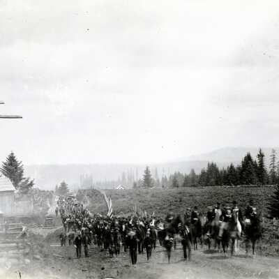 Decoration Day Parade to Mt. View Cemetery