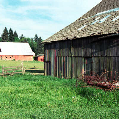 Happy Valley - Deardorff Barn and Hay Rake