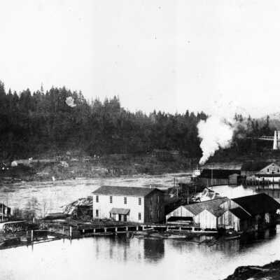 Oregon City Boat Basin, Station A, 1889.