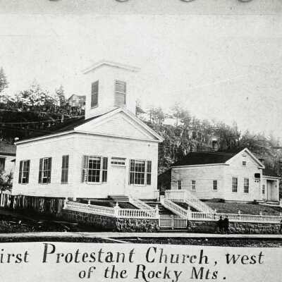 Oregon City M.E. Church, 1885
