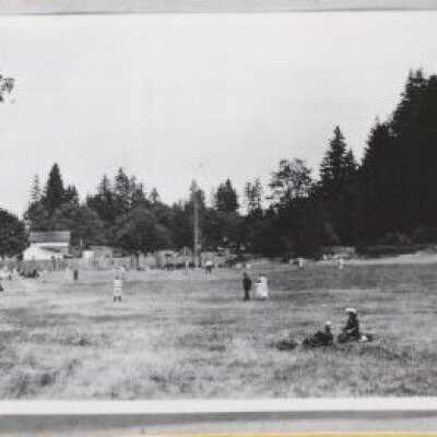 Canemah Park 1915 - Ball Field