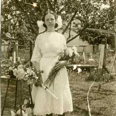 Roberta Schuebel (Caldwell) on graduation day