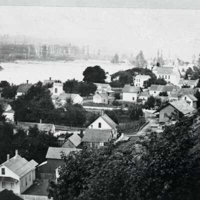 Oregon City from Bluff,