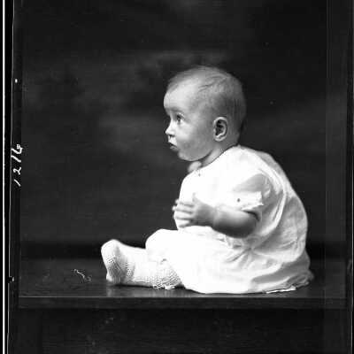 A child's photograph for St. Agnus baby Home - October 1929