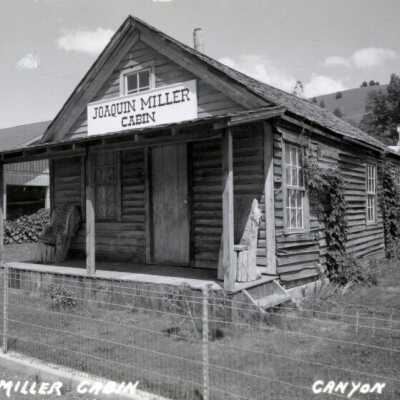 Joaquin Miller Cabin.: Origsize: 3" x 5"; Origformat: Print-Photographic