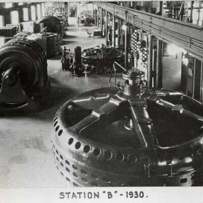 West Linn 1930 - Station "B" Power Plant, Interior