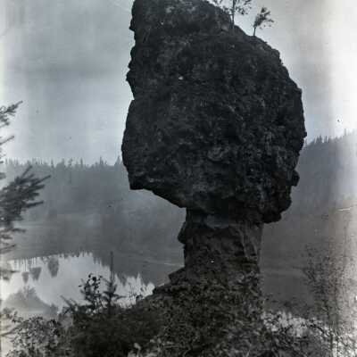 Coalca's Pillar 1890's - Between Canemah and New Era, Oregon