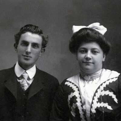 John and Eva Surfus.: Copyright: None; Origsize: 4" x 6"; Origformat: Print-Photographic