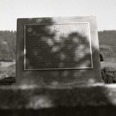 Oregon City McLoughlin Promenade Marker, #1
