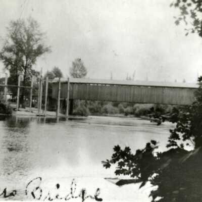 Baker Covered Bridge 1915 - Carver, Oregon