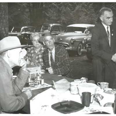 Senator Wayne Morse at Picnic.