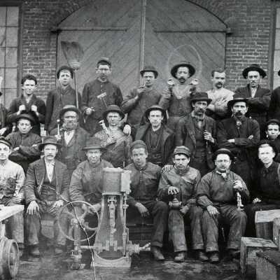 Oswego Iron Works Crew, 1890s