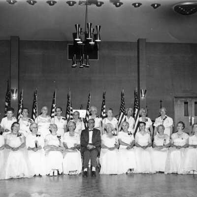 Oregon City Spanish-American Vet's Aux.and drill team, 1961.