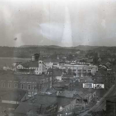 Oregon City 1919 - From Elevator Bridge