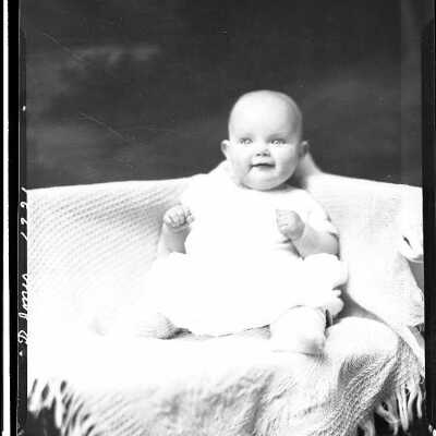 Baby Photograph for David L. Jones - November 1929 - negative