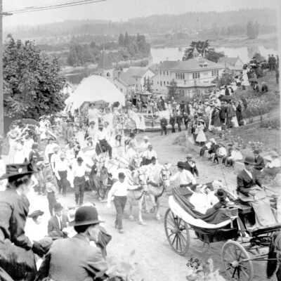 Oregon City 4th of July Parade 1911 - Singer Hill