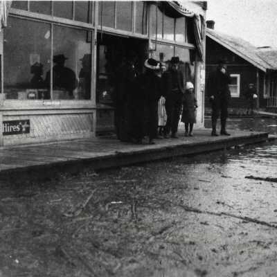 Park Place Grocery Store at Time of Flood