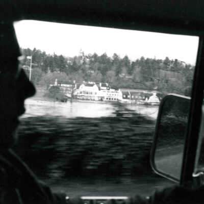 1964 Flood - Waverly Country Club - Portland, Oregon - From West Side of River