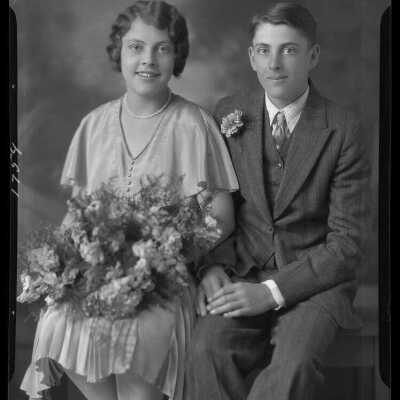 Photo of a couple for C.E. Smith - May 1930