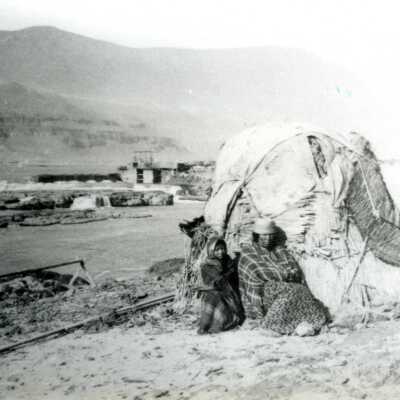Native Americans near Celilo Falls