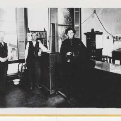Clackamas County Court House Interior Sheriff office 1913