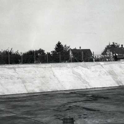 1st  Water at Reservoir- B: Copyright: none; Origsize: 4 x 4.75; Origformat: Negative; Resolution: 800 DPI; Negno: 1