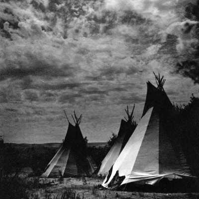 Teepees, Umatilla Reservation.