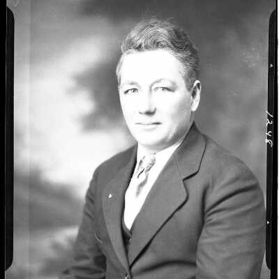 Photograph for Alex Huber and wife - November 1929 - Negative
