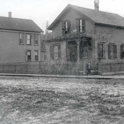 Stevens & Caufield Homes at 7th and Washington.: Copyright: None; Origsize: 4"x6"; Origformat: Print-Photographic