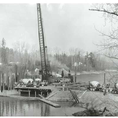 Construction of I205, Abernethy Bridge, #4