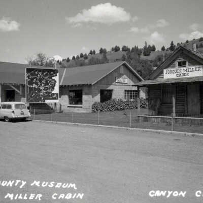 Grant County Museum and Joaquin Miller Cabin, Canyon City, Oregon.