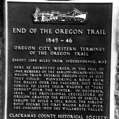 Oregon City 1976 - End of the Oregon Trail Marker