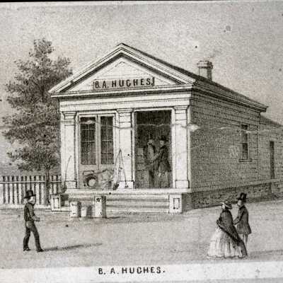 Oregon City 1858 - B. A. Hughes Store