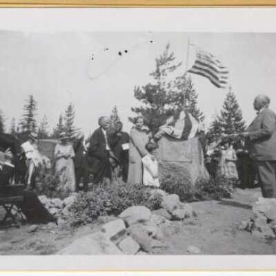 Government Camp 1925 - Barlow Road Marker Dedication