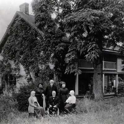 Rose Farm Group, 1900: Copyright: None; Origsize: 4"x6"; Origformat: Print-Photographic