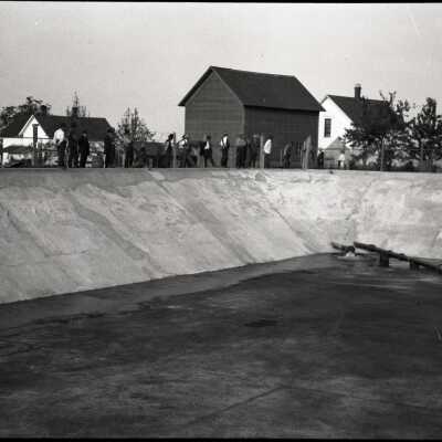 1st  Water at Reservoir-   D: Copyright: none; Origsize: 4 x 4.75; Origformat: Negative; Resolution: 800 DPI; Negno: 1